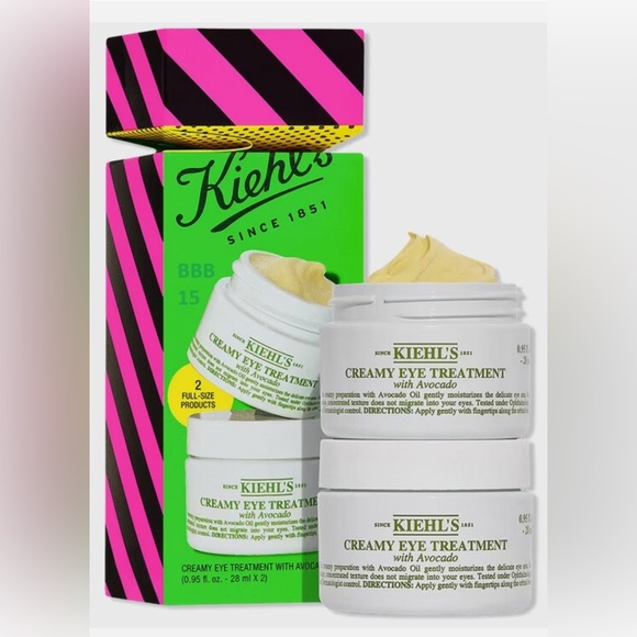 Kiehl's Creamy Eye Treatment with Avocado - White and Green 2 of 28 ml each